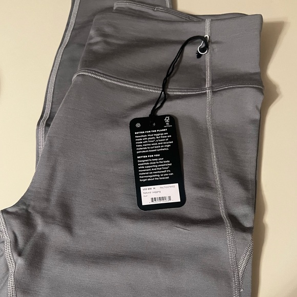 Allbirds leggings NWT smoke and pet free home size Medium (AllBirds, All Birds) - Picture 4 of 5